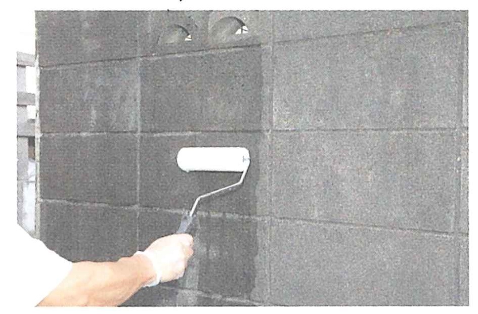 モルタルの作り方とブロック塀の塗り替え